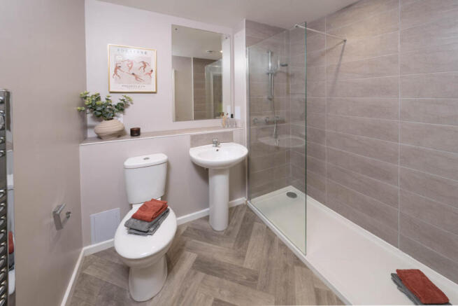 Show home shower room (1 bedroom apartment)